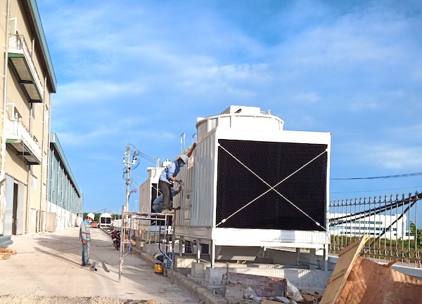 Dự án lắp đặt tháp giải nhiệt tại Tiền Giang