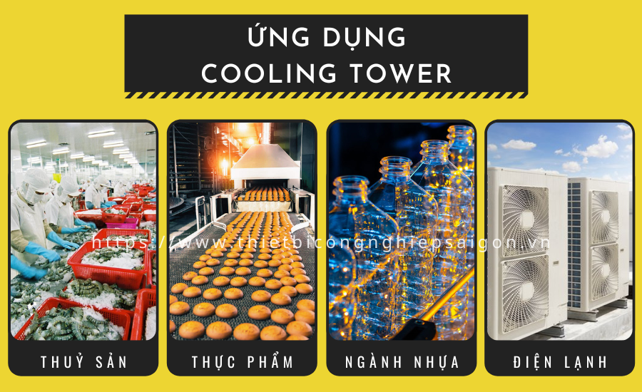 Tháp giải nhiệt nước công nghiệp-water cooling tower chính hãng chất lượng thiết bị công nghiệp sài gòn