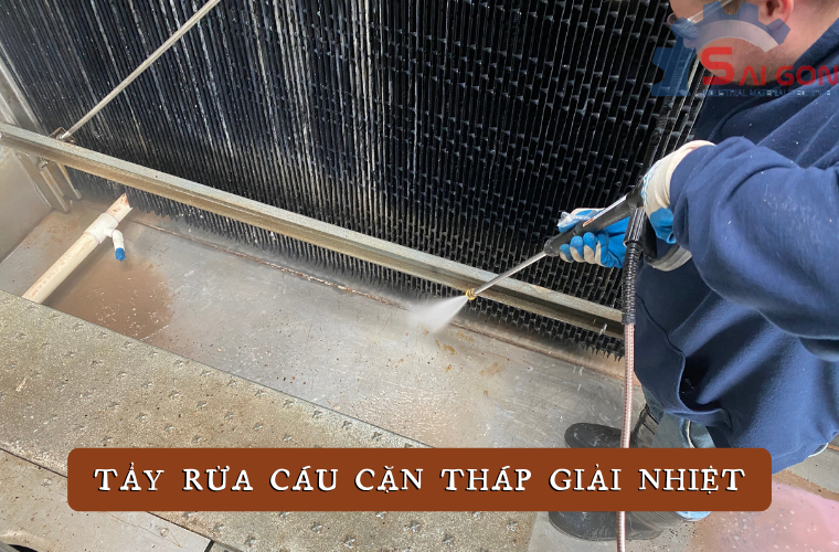 xử lý cáu cặn tháp giải nhiệt nhanh nhất