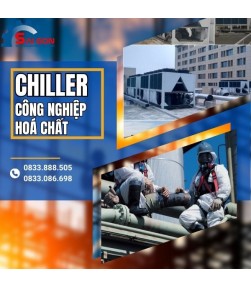 Máy Chiller làm lạnh nước cho ngành công nghiệp hóa chất