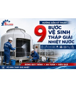 Quy Trình Vệ Sinh Tháp Giải Nhiệt Đúng Cách, Chi Tiết