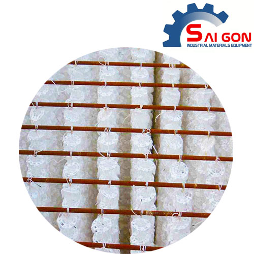 giá thể vi sinh dạng sợi kết hợp hiệu suât cao