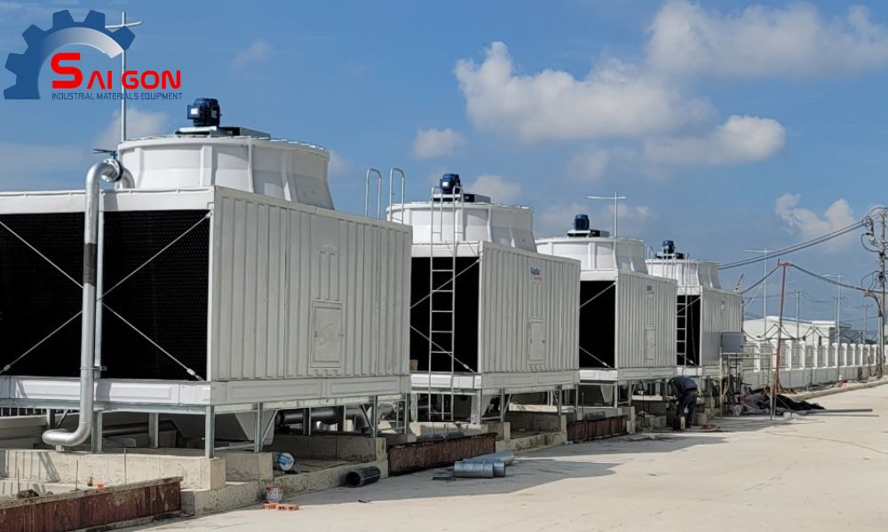 tháp giải nhiệt alpha vuông 300Rt thiết bị công nghiệp sài gòn