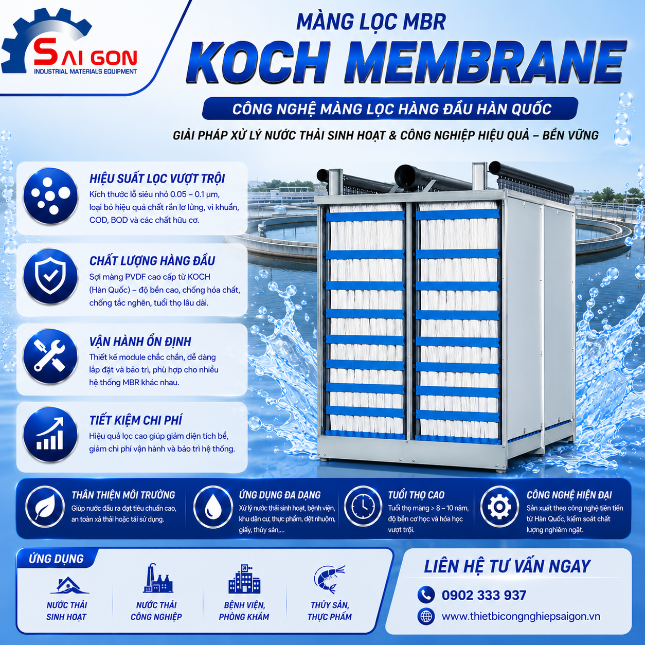 Màng lọc MBR KOCH Mỹ