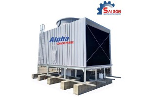 Tháp giải nhiệt alpha vuông 200rt hiệu suất cao thiết bị công nghiệp sài gòn 01