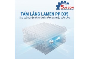 Tấm lắng lamen nhựa PP D50