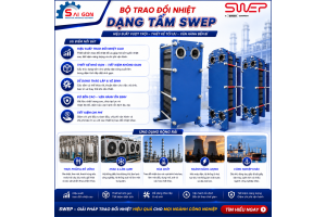 thiết bị trao đổi nhiệt dạng tấm swep