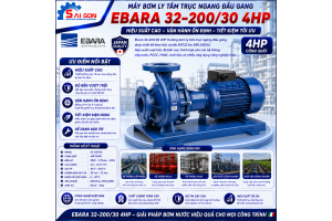 Máy bơm ly tâm trục ngang Ebara 32-200/3.0 4H