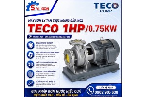Máy bơm ly tâm đầu inox Teco 1HP