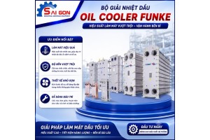 Bộ giải nhiệt dầu thuỷ lực water oil cooler funke
