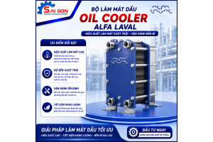 Bộ giải nhiệt dầu thuỷ lực oil cooler alfa laval