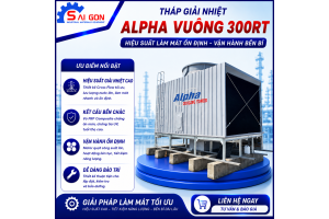 tháp giải nhiệt alpha vuông 300Rt thiết bị công nghiệp sài gòn