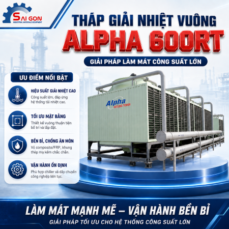 Tháp giải nhiệt vuông alpha 600RT thiết bị công nghiệp sài gòn 05