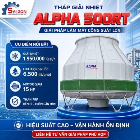 tháp giải nhiệt alpha 500rt thiet bi cong nghiep sai gon 011