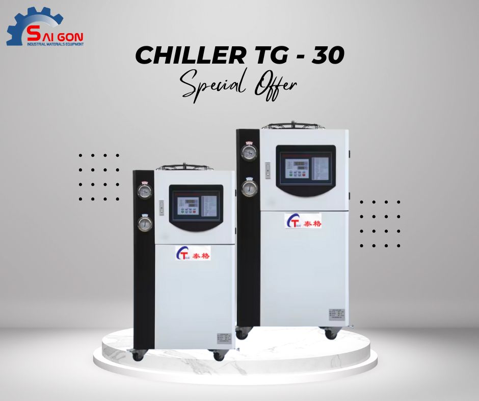 Chiller l&agrave;m lạnh nước c&ocirc;ng nghiệp TG-30