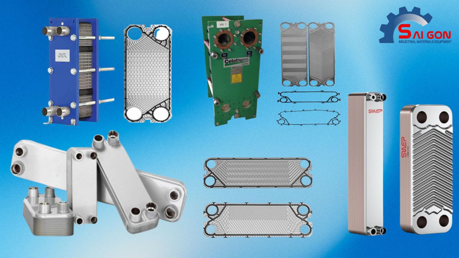 Bộ sản phẩm Thiết bị trao đổi nhiệt