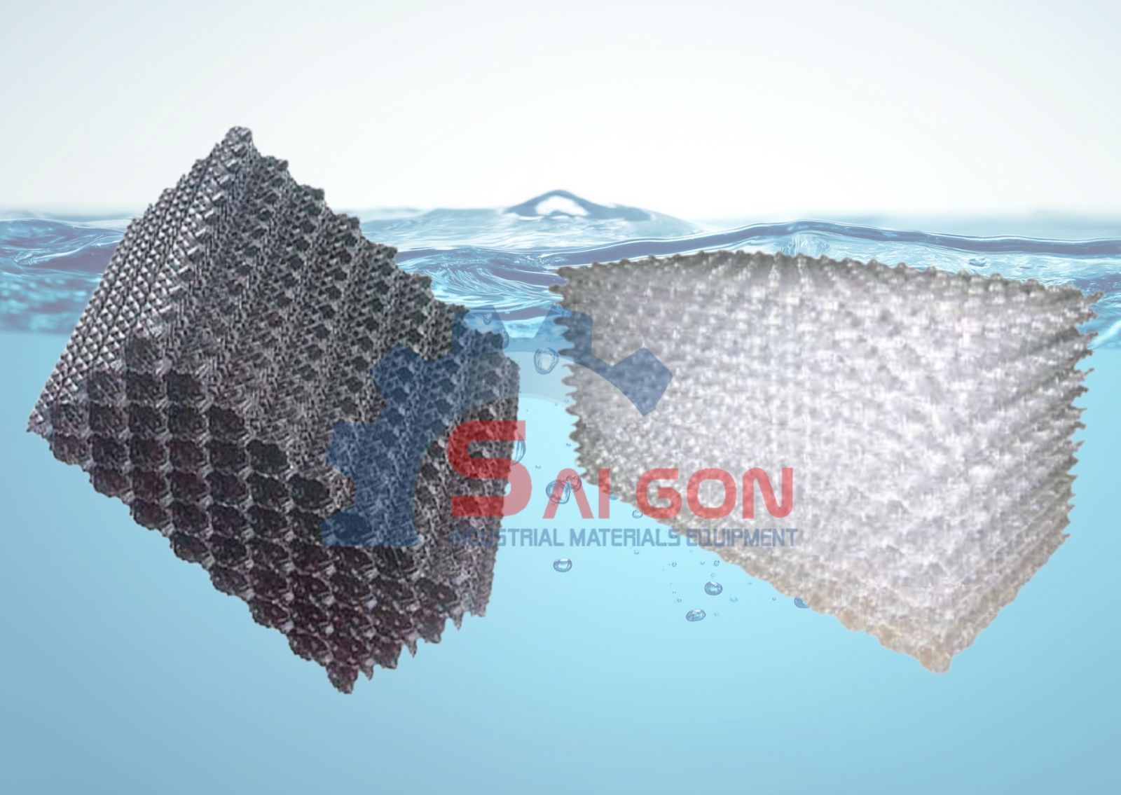 Gi&aacute; thể vi sinh dạng tổ ong