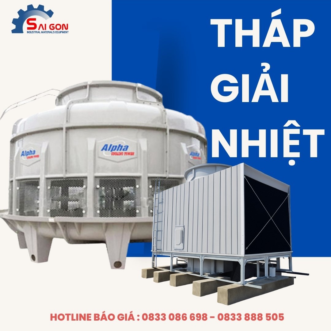 Th&aacute;p giải nhiệt của Thiết bị C&ocirc;ng Nghiệp S&agrave;i G&ograve;n