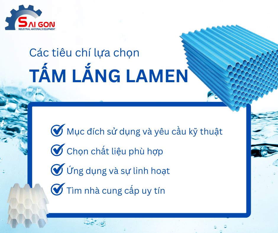 C&aacute;c ti&ecirc;u ch&iacute; chọn mua tấm lắng Lamen tại Long An
