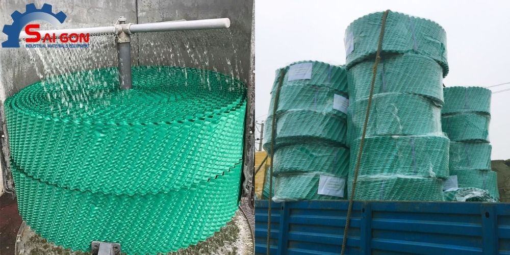 Tấm tản nhiệt PP tháp giải nhiệt tròn