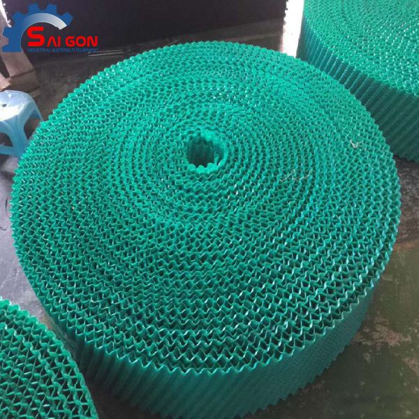 Hình ảnh tấm tản nhiệt PP tháp giải nhiệt tròn