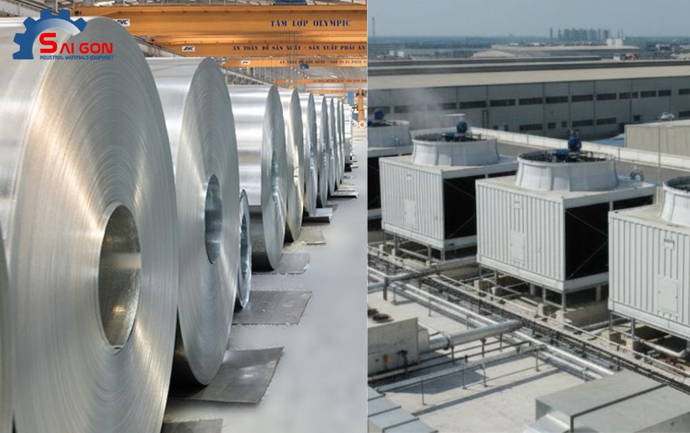 Hệ thống Th&aacute;p giải nhiệt trong nh&agrave; m&aacute;y Th&eacute;p