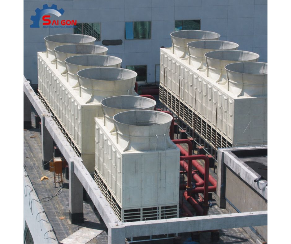 Th&aacute;p giải nhiệt vu&ocirc;ng tại Thiết bị C&ocirc;ng nghiệp S&agrave;i G&ograve;n