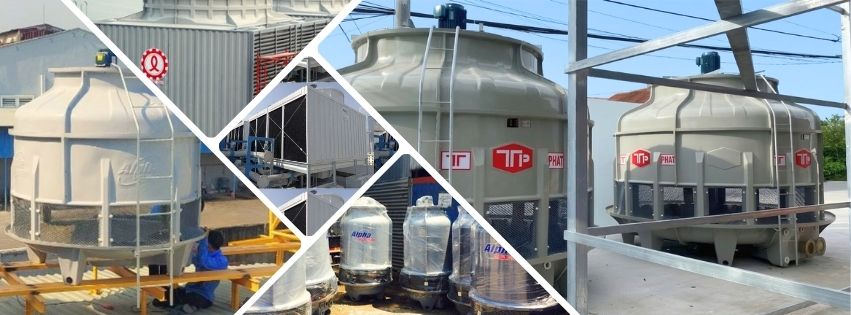 Tháp giải nhiệt chính hãng, giao hàng toàn quốc