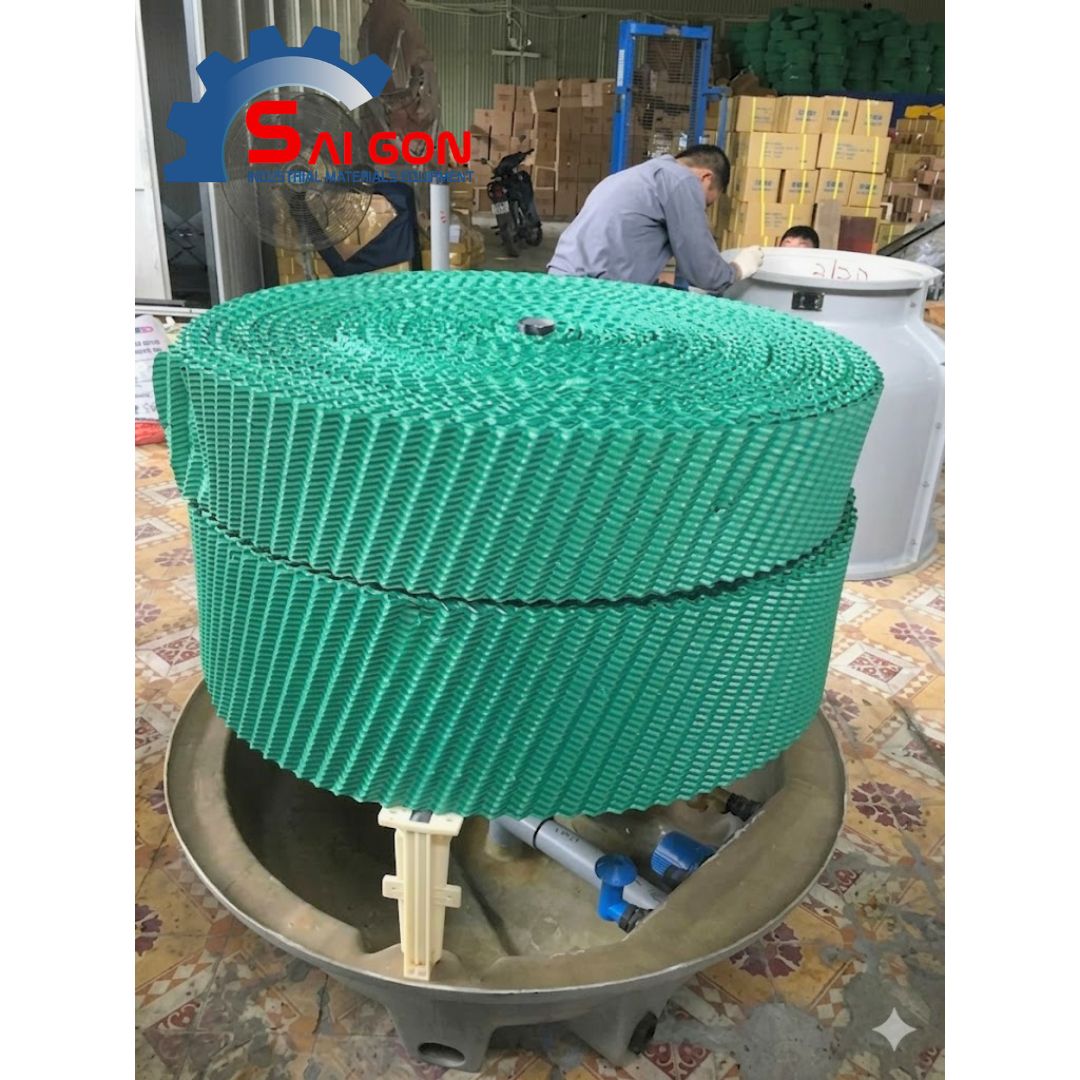 Tấm Tản Nhiệt PP Cho Th&aacute;p Giải Nhiệt Tr&ograve;n