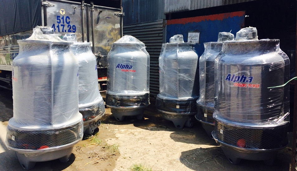 H&igrave;nh ảnh Th&aacute;p giải nhiệt Alpha 8RT thực tế