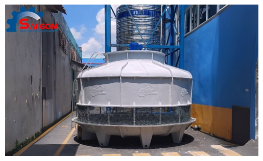 Th&aacute;p giải nhiệt Alpha 150RT thực tế