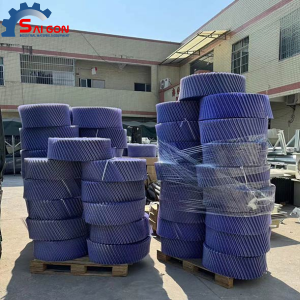 Tấm tản nhiệt PVC cho tháp giải nhiệt tròn tại nhà máy sản xuất