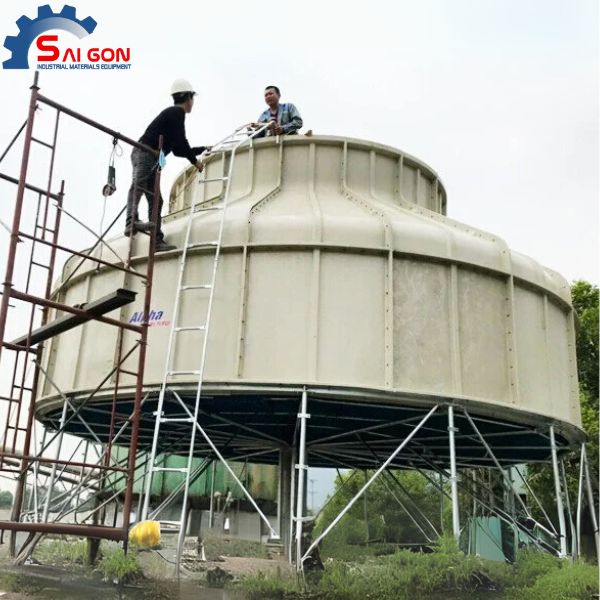 Lắp đặt tháp giải nhiệt