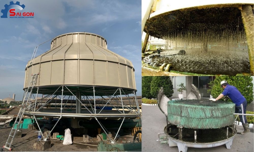 Tháp giải nhiệt nước tại Thiết Bị Công Nghiệp Sài Gòn