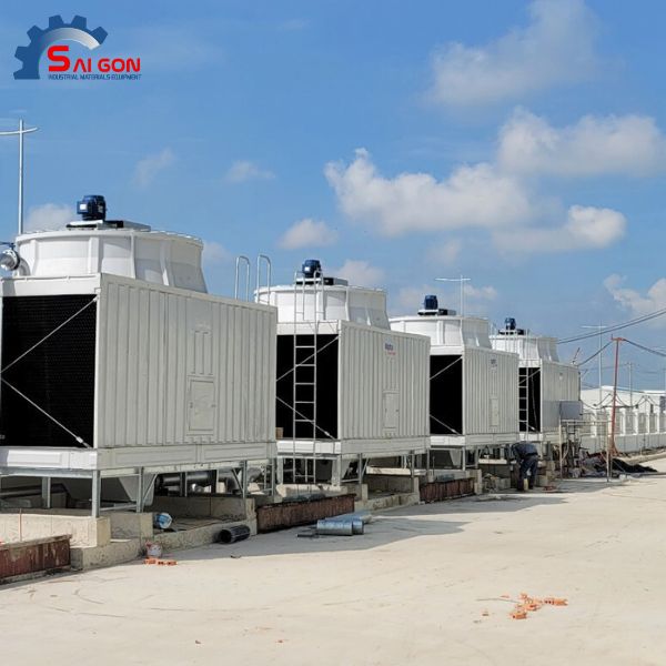  Tháp giải nhiệt cho nhà máy dệt nhuộm