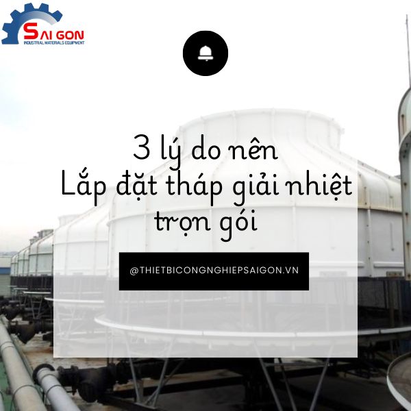 Hệ thống tháp giải nhiệt lắp đặt bởi Thiết Bị Công Nghiệp Sài Gòn