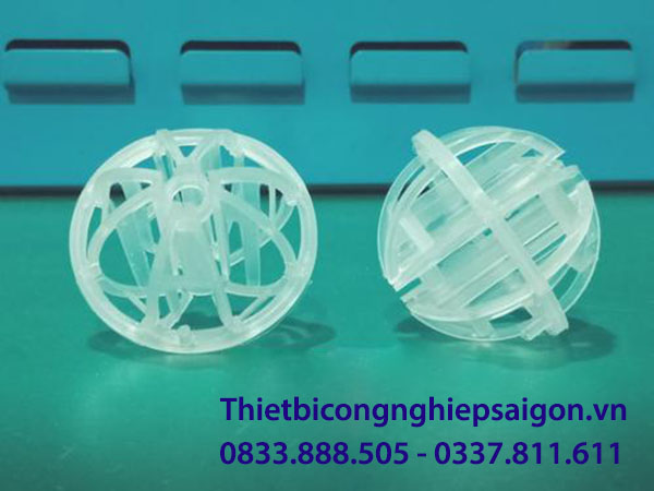 giá thế vi sinh dạng cầu d50 chất liệu pp phân phối bởi thiết bị công nghiệp sài gòn 01