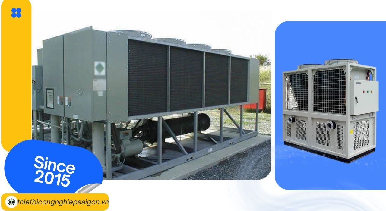 Dự án lắp đặt Chiller giải nhiệt gió 