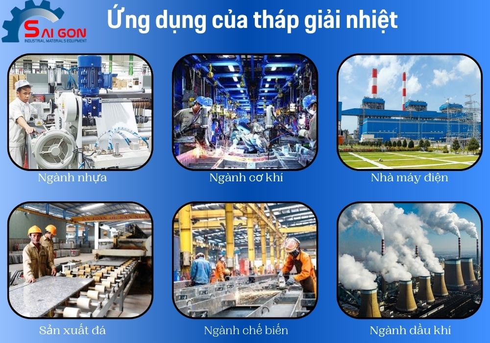 Ứng dụng của tháp giải nhiệt tại Tiền Giang