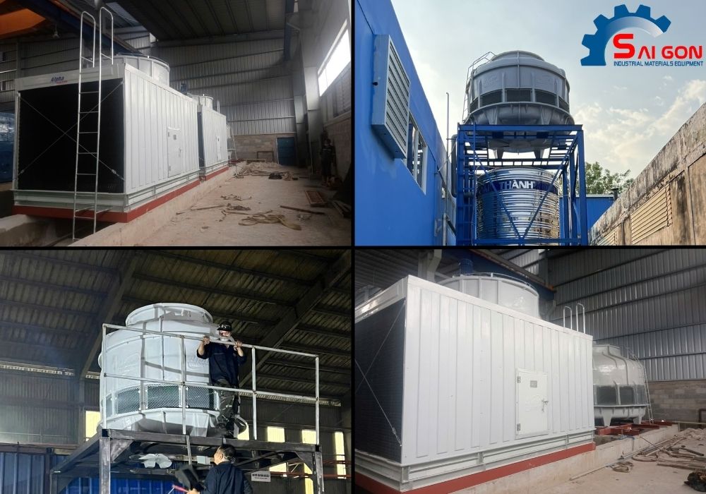 Các dự án đã hoàn thành, thi công, lắp đặt, sửa chưa và bảo dưỡng tháp giải nhiệt