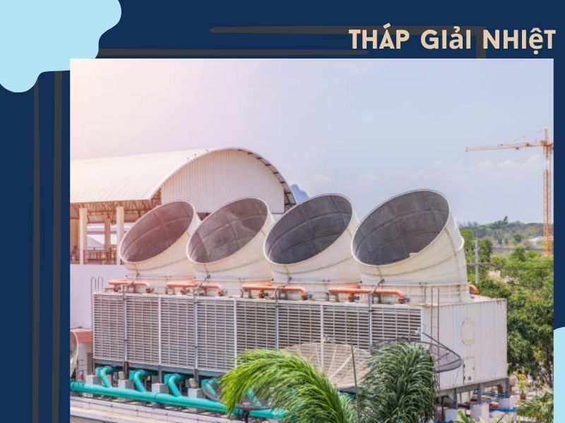 Thi công lắp đặt tháp tản nhiệt trong thực tế
