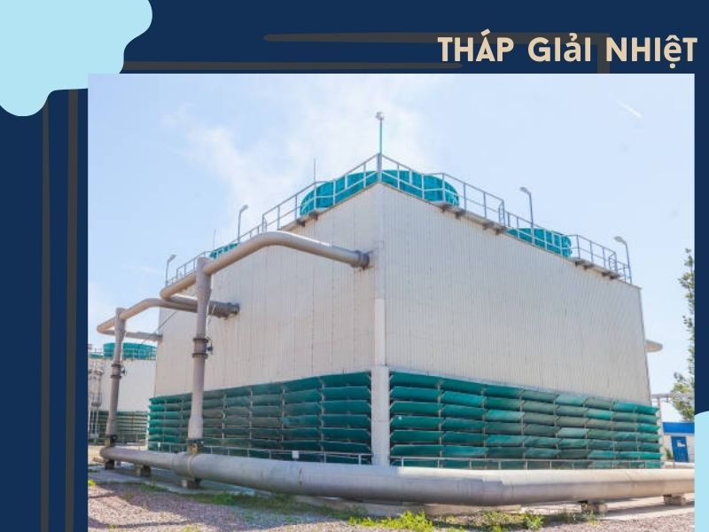 Công trình thi công lắp đặt tháp giải nhiệt