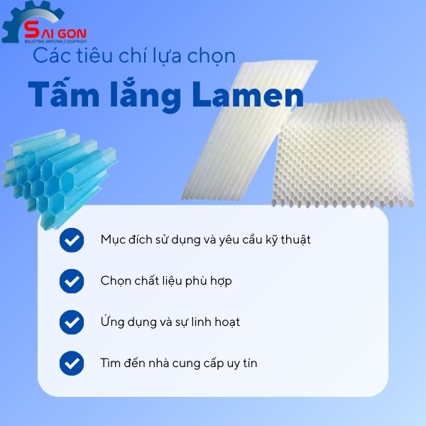 Các tiêu chí chọn mua tấm lắng Lamen tại Long An
