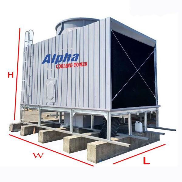 Tháp giải nhiệt Alpha vuông 300RT