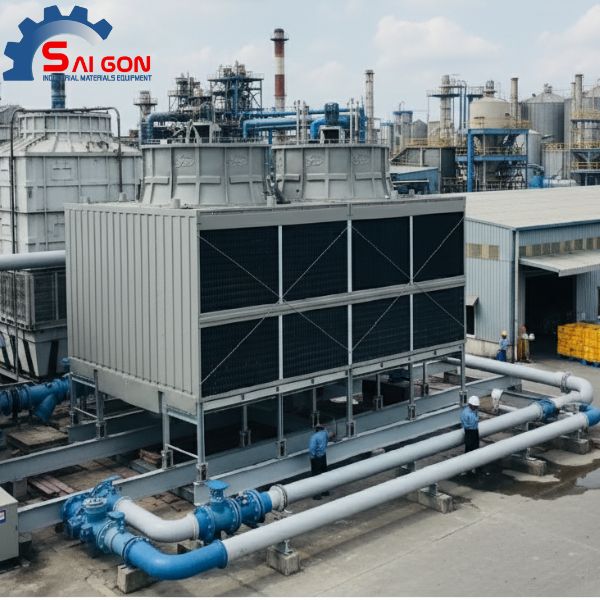 Hệ thống tháp giải nhiệt vuông