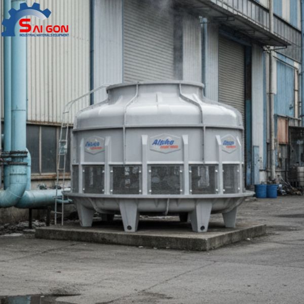Thiết Bị Công nghiệp Sài Gòn thi công lắp đặt tháp giải nhiệt cho nhà máy