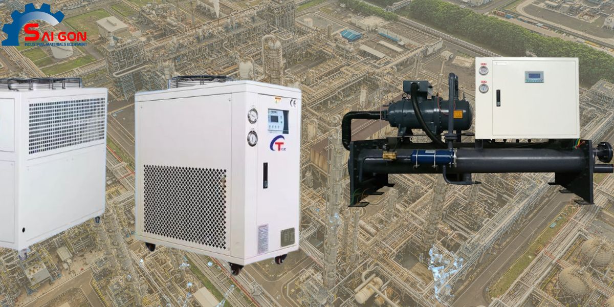 Chiller giải nhiệt nước và Chiller giải nhiệt gió cho ngành luyện kim