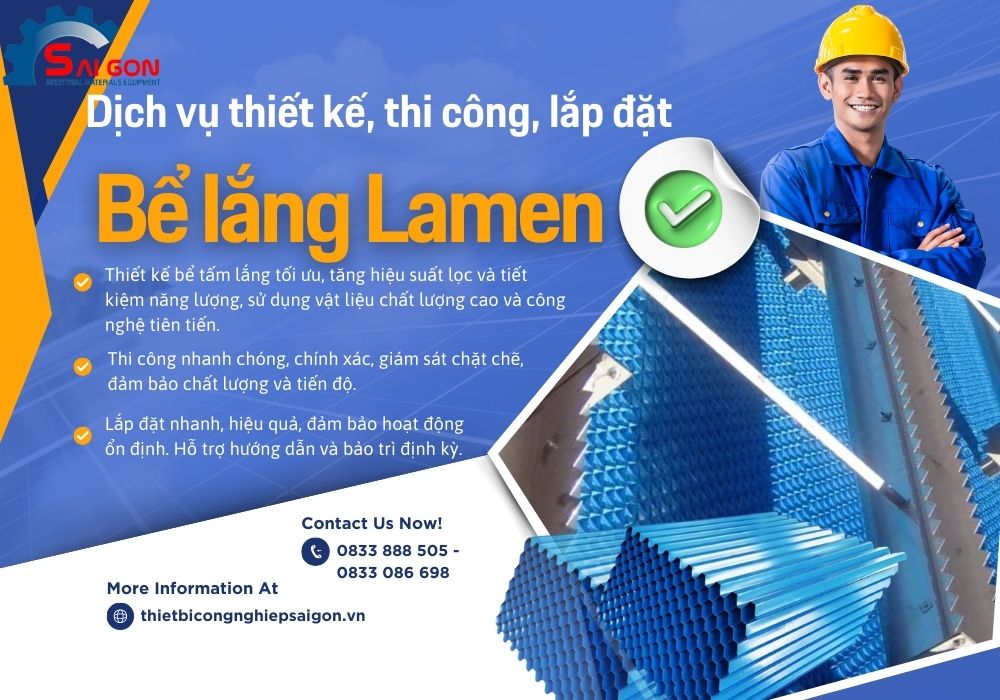 Dịch vụ thiết kế, thi công, lắp đặt tấm lắng Lamen chất lượng cao