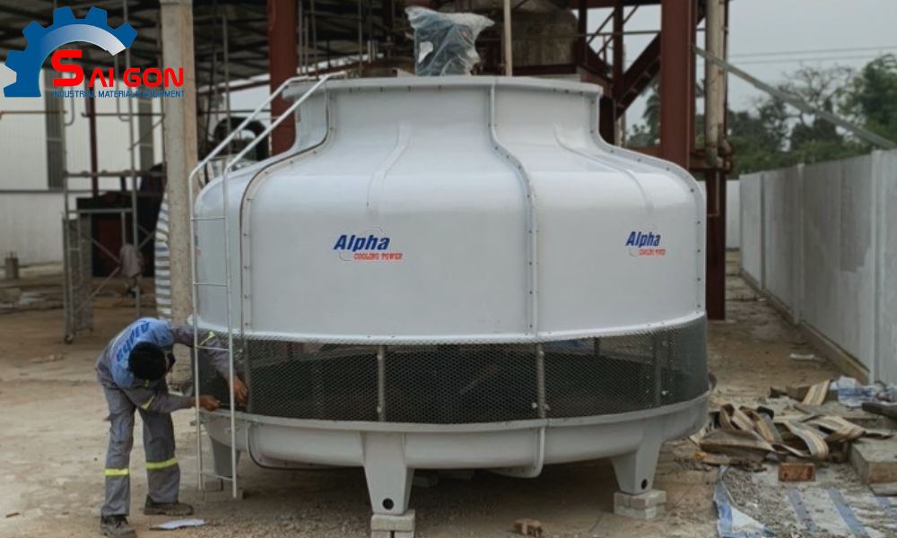 Tháp giải nhiệt Alpha 225RT thực tế
