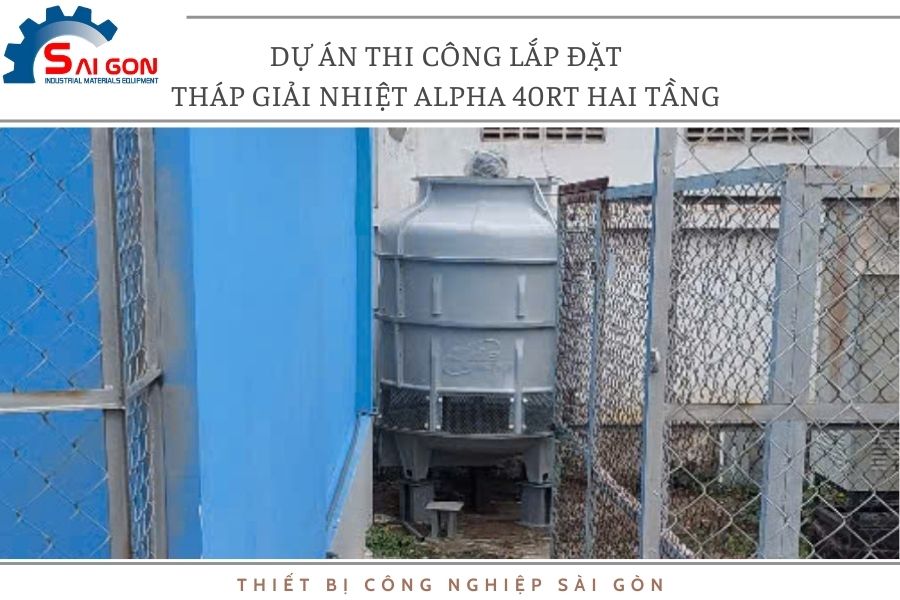 Tháp giải nhiệt Alpha 40RT hai tầng tại Hồ Chí Minh-1